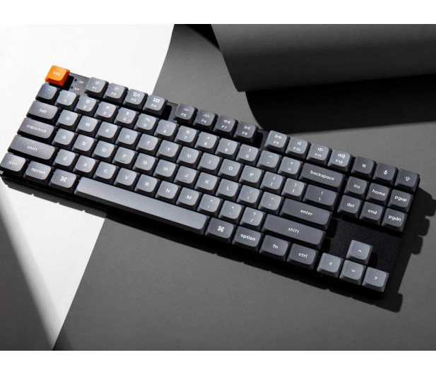 Keychron K1Max H1 LowProfile Gateron Mechanical Red RGB HotSwap TKL - 1507473 - zdjęcie 2